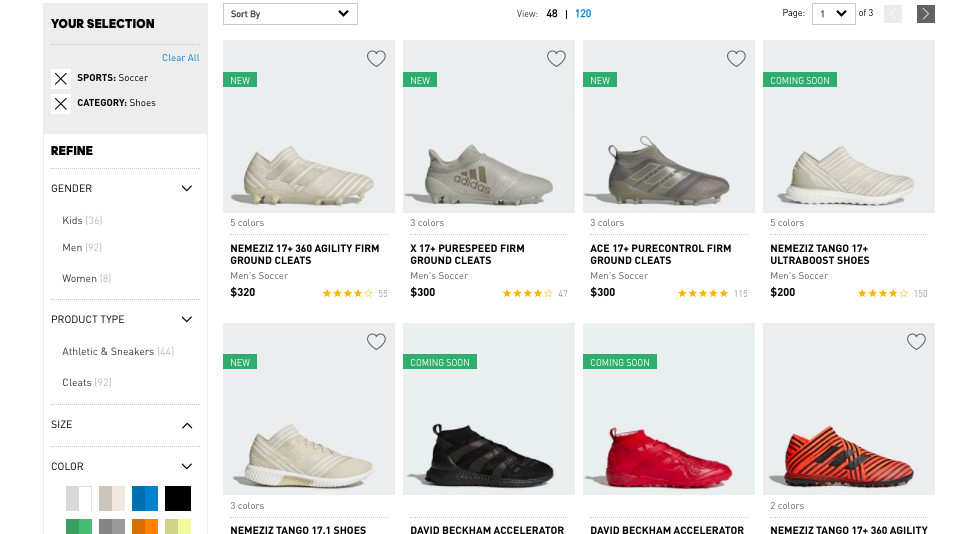 Adidas site
