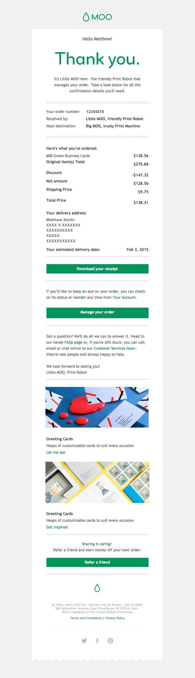 Order and Examples Templates 20 Email: Amazing Confirmation